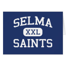 Selma - Saints - Selma högstadium - Selma Alabama Hälsningskort
