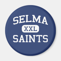 Selma - Saints - Selma högstadium - Selma Alabama Kylskåps Magneter
