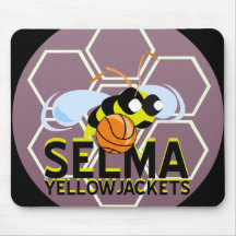 SELMA YELLOWJACKETS MOUSEPAD MUS MATTOR