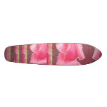 Sensuella rosa rosor skateboard deck