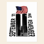 September 11 minns vi vykort