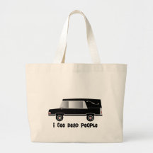 "Ser jag dött folk" begravningsentreprenörgåvor Tote Bags
