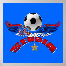 Serbia fotboll posters
