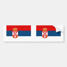Serbia (vända om), Serbia Bildekal