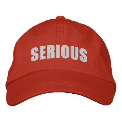 Serious Hat Baseball Cap