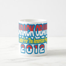 SERVICE BARACK OBAMA 2012 KAFFE KOPPAR