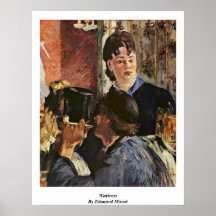 Servitris av Edouard Manet Affischer