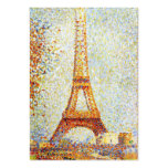 Seurat: Det Eiffel torn Visitkort