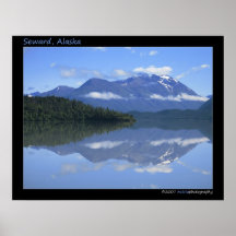 Seward Alaska - reflexion #001 Affischer