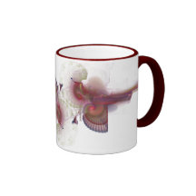 Sex-påskyndad seraf - Digital Fractal Kaffe Kopp