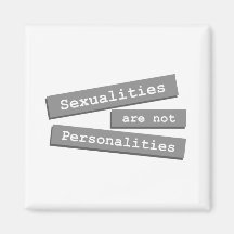 Sexualitet är inte personlighetsmagnet 002 magneter