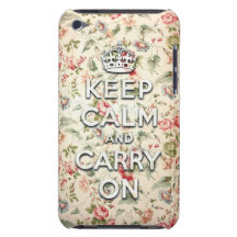 Shabby chicbehållalugn och bär på barely there iPod cases
