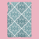 Shades of Teal Damask ipad mini fodral