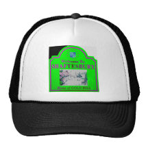 Shaftesbury gröna rosor trucker kepsar