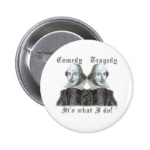 Shakespeare - det är vad jag gör! knapp med nål