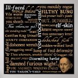 Shakespeare förolämpar samlingen print