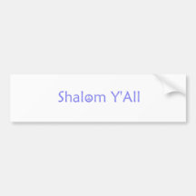 Shalom dig bildekal
