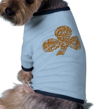 Shamrock Design Pet T Shirt