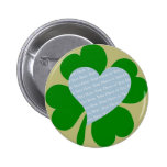 Shamrock Ht Gld Ltt för 20 vikt Knappar Med Nål