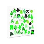 Shamrock slågen in kanfas kanvasdukar med gallerikvalitet