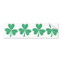 Shamrock som lite göras ut ur shamrocks bildekaler