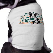 ShamrockBoston Terrier Djur Shirt