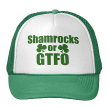 Shamrocks eller dag för GTFO-St. Patricks Keps