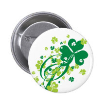 Shamrocks och virvlar runt knapp