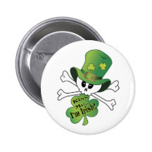 Shamrockskalle Knapp Med Nål