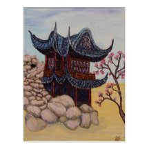 Shanghai hus vykort