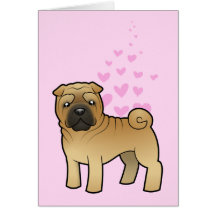 Shar Pei kärlek Kort