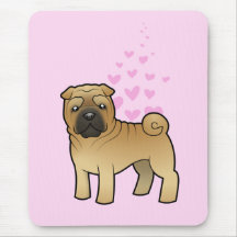 Shar Pei kärlek Mus Mattor