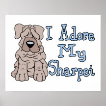 Sharpei tillbedjan posters