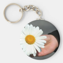 Shasta daisy Keychain Nyckel Ring