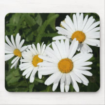 Shasta daisy Mousepad Musmatta