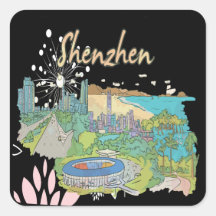 Shenzhen Klistermärken