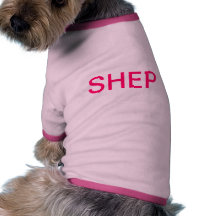 SHEP-FLICKA HUND T-SHIRT