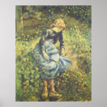 Shepherdessen, Camille Pissarro Print