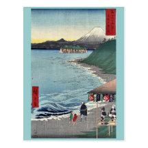Shichirigaham vid Ando, Hiroshige Vykort