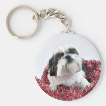 Shih Tzu jul Nyckel Ringar