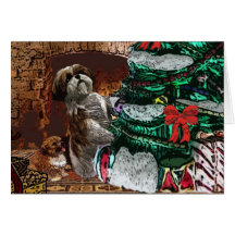 Shih Tzu julgranCollage Kort
