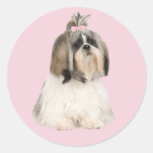 Shih Tzu klistermärke