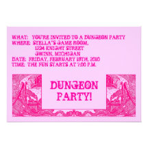 SHOCK ROSADRAKAR I INBJUDAN FÖR DUNGEONS~-PARTY!