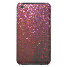Shock rosaFauxSparkles & glitter - Glam & flickakt iPod Case-Mate Fodraler