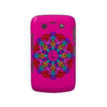 Shock rosamandalafodral med monogramen blackberry bold covers