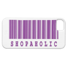 shopaholic rolig barcodedesign iPhone 5 Case-Mate fodral