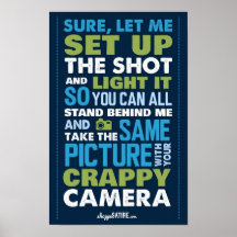 Shoppesatir - humor för fotografer print