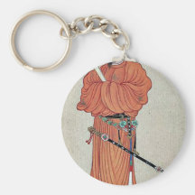 Shotoku Taishi Ukiyo-e. Nyckel Ring