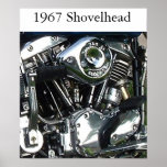 Shovelhead motoraffisch 1967