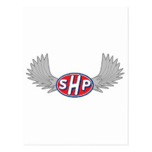 Shp-vingar Vykort